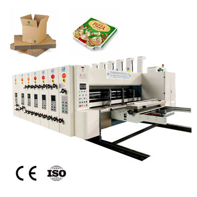 Maszyna do produkcji pudełek na pizzę, maszyna do druku fleksograficznego do tektury falistej