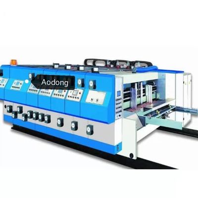 Kolorowa maszyna do drukowania pudeł z tektury falistej, automatyczna maszyna do druku fleksograficznego