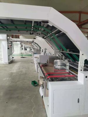 Typ podawania papieru z wiodącą krawędzią Latająca automatyczna maszyna do laminowania fletów 12kw
